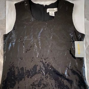Misook sequence sleeveless woman top
